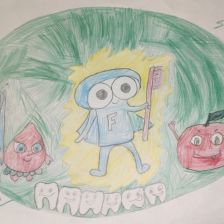 Валерия Александровна Широкова в конкурсе «Подвиги рыцаря Фторида в борьбе с кариесом»