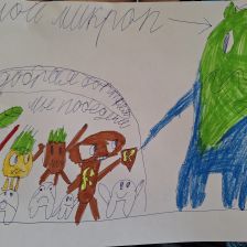 Валерия Фролова в конкурсе «Подвиги рыцаря Фторида в борьбе с кариесом»