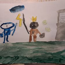 Маша Александрова Ермакова в конкурсе «Подвиги рыцаря Фторида в борьбе с кариесом»