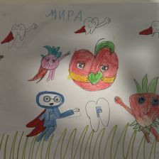 Мира Константиновна Мальцева в конкурсе «Подвиги рыцаря Фторида в борьбе с кариесом»