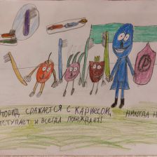 Дмитрий в конкурсе «Подвиги рыцаря Фторида в борьбе с кариесом»