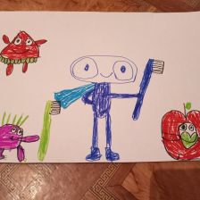 Аким Боровский в конкурсе «Подвиги рыцаря Фторида в борьбе с кариесом»