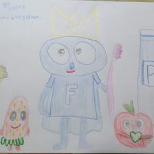 Ксения Сергеевна Иголкина в конкурсе «Подвиги рыцаря Фторида в борьбе с кариесом»