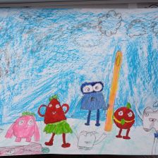 Елизавета Руслановна Моисеева в конкурсе «Подвиги рыцаря Фторида в борьбе с кариесом»