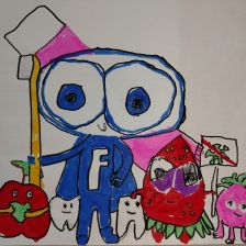 Станислава Сергеевна Шишлова в конкурсе «Подвиги рыцаря Фторида в борьбе с кариесом»