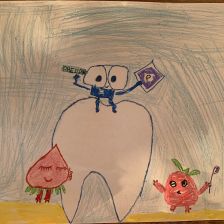 Анна Никитична Коваленко в конкурсе «Подвиги рыцаря Фторида в борьбе с кариесом»