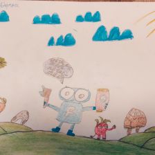 Дарья Евгеньевна Карлина в конкурсе «Подвиги рыцаря Фторида в борьбе с кариесом»