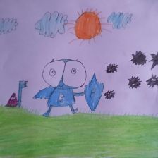 Даниил Артёмович Ефименко в конкурсе «Подвиги рыцаря Фторида в борьбе с кариесом»