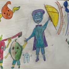 Роман Дмитриевич Барков в конкурсе «Подвиги рыцаря Фторида в борьбе с кариесом»