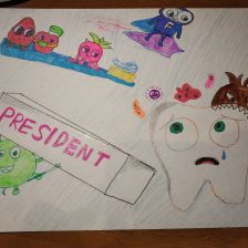 Маликат Руслановна Бадырханова в конкурсе «Подвиги рыцаря Фторида в борьбе с кариесом»