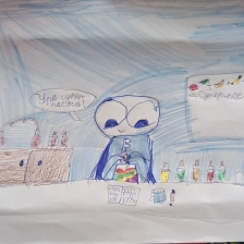 Аделина в конкурсе «Лаборатория Рыцаря Фторида»