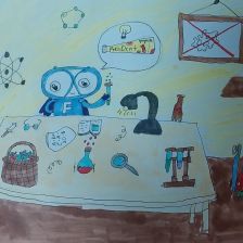 Луиза в конкурсе «Лаборатория Рыцаря Фторида»