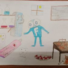 Андрей в конкурсе «Лаборатория Рыцаря Фторида»