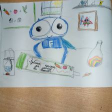 Катя в конкурсе «Лаборатория Рыцаря Фторида»