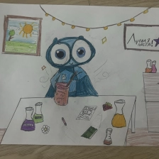 Вика в конкурсе «Лаборатория Рыцаря Фторида»