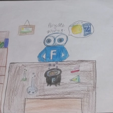 Марина в конкурсе «Лаборатория Рыцаря Фторида»