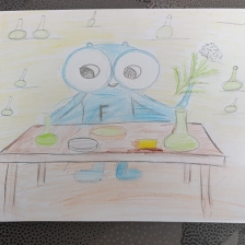 Никита в конкурсе «Лаборатория Рыцаря Фторида»