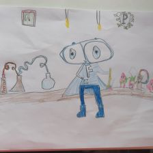 Мария в конкурсе «Лаборатория Рыцаря Фторида»