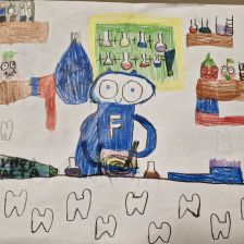 Ксения в конкурсе «Лаборатория Рыцаря Фторида»