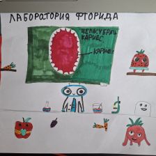 Лиза в конкурсе «Лаборатория Рыцаря Фторида»