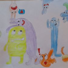 Милана Андреевна Шкирдова в конкурсе «Веселая жизнь монстриков Jolly Friends от ErichKrause»