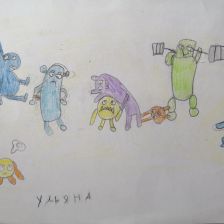 Ульяна Александровна Васильева в конкурсе «Веселая жизнь монстриков Jolly Friends от ErichKrause»