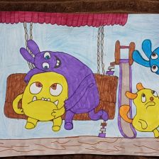 Мария Александровна Плеханова в конкурсе «Веселая жизнь монстриков Jolly Friends от ErichKrause»