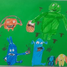 Кукареко Вадимовна Юрьевна в конкурсе «Веселая жизнь монстриков Jolly Friends от ErichKrause»