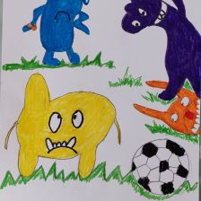 Илья К в конкурсе «Веселая жизнь монстриков Jolly Friends от ErichKrause»