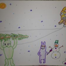 Руслан Максимович Копейкин в конкурсе «Веселая жизнь монстриков Jolly Friends от ErichKrause»