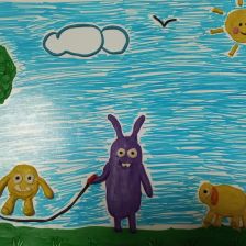 Анастасия Александровна Бровина в конкурсе «Веселая жизнь монстриков Jolly Friends от ErichKrause»