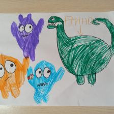 Кураковская Сергеевна Ульяна в конкурсе «Веселая жизнь монстриков Jolly Friends от ErichKrause»