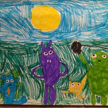 Мифтахова Ленаровна Самина в конкурсе «Веселая жизнь монстриков Jolly Friends от ErichKrause»