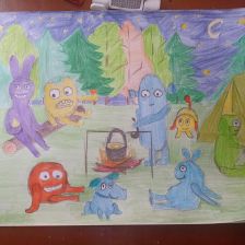 Влада Артемовна Алексеева в конкурсе «Веселая жизнь монстриков Jolly Friends от ErichKrause»