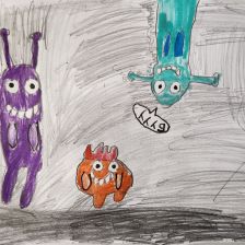 Анастасия Денисовна Кирюхина в конкурсе «Веселая жизнь монстриков Jolly Friends от ErichKrause»