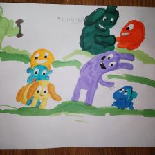 Валерия Дмитриевна Абдрахманова в конкурсе «Веселая жизнь монстриков Jolly Friends от ErichKrause»