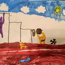 Алина Дмитриевна Картина в конкурсе «Веселая жизнь монстриков Jolly Friends от ErichKrause»