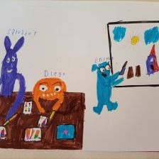 Лана Романовна ЕЛЕНА в конкурсе «Веселая жизнь монстриков Jolly Friends от ErichKrause»