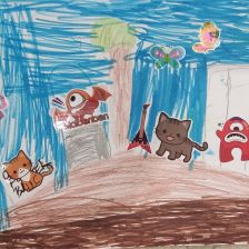 Максим Андреевич Подлесный в конкурсе «Веселая жизнь монстриков Jolly Friends от ErichKrause»