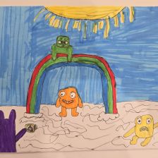 Валерия Сергеевна Синюшкина в конкурсе «Веселая жизнь монстриков Jolly Friends от ErichKrause»