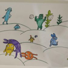 Ксения Алексеевна Васькина в конкурсе «Веселая жизнь монстриков Jolly Friends от ErichKrause»