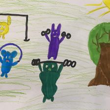 Милана Щеголева в конкурсе «Веселая жизнь монстриков Jolly Friends от ErichKrause»