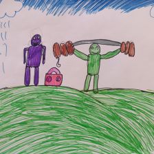 Джамиля Зурабовна Беркиханова в конкурсе «Веселая жизнь монстриков Jolly Friends от ErichKrause»