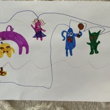 Дарья Антоновна Калачева в конкурсе «Веселая жизнь монстриков Jolly Friends от ErichKrause»