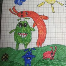 Валерия Артемовна Скурепова в конкурсе «Веселая жизнь монстриков Jolly Friends от ErichKrause»