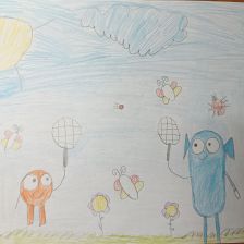 Арина Андреевна Швецова в конкурсе «Веселая жизнь монстриков Jolly Friends от ErichKrause»