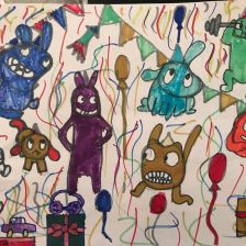 Вероника Таймуразовна Кадохова в конкурсе «Веселая жизнь монстриков Jolly Friends от ErichKrause»