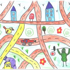 Злата Дмитриевна Смирнова в конкурсе «Веселая жизнь монстриков Jolly Friends от ErichKrause»