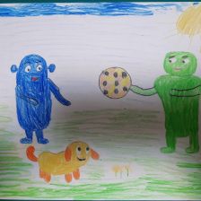 Артём в конкурсе «Веселая жизнь монстриков Jolly Friends от ErichKrause»