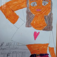 Элина Ринатовна Арельбаева в конкурсе «Кинди Кидс  — твои веселые подружки!»